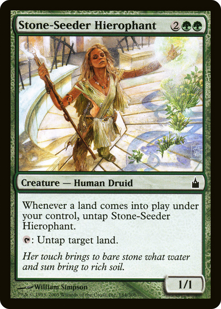 Stone-Seeder Hierophant (RAV-184)  Foil