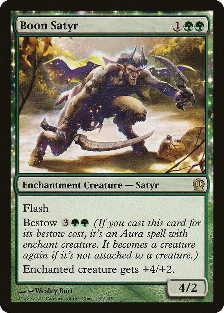 Boon Satyr (THS-152)  Foil
