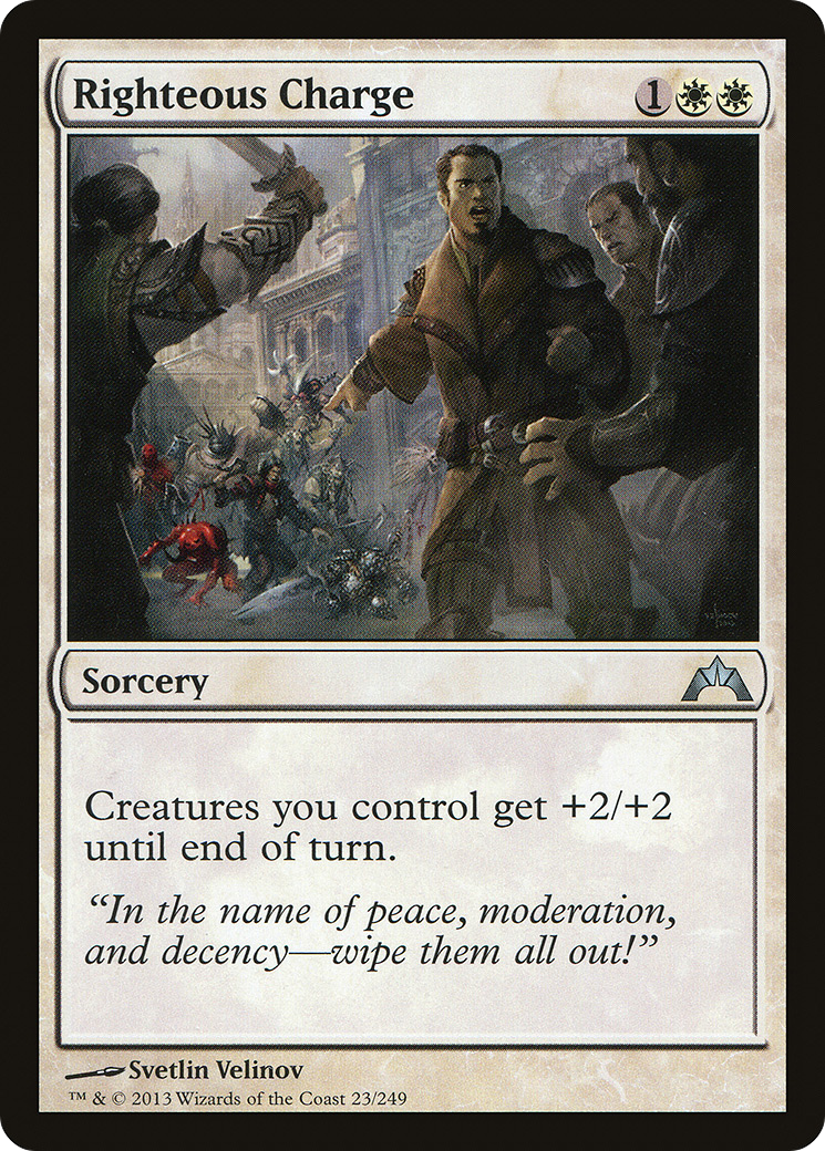 Righteous Charge (GTC-023)  Foil