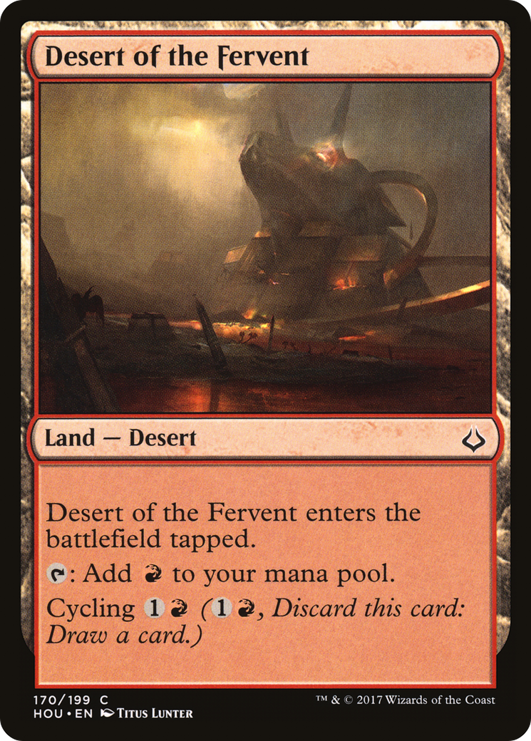 Desert of the Fervent (HOU-170)  Foil