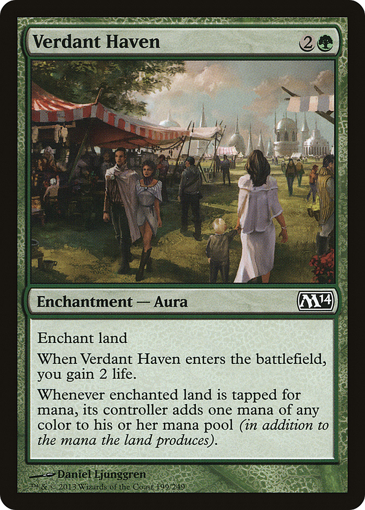 Verdant Haven (M14-199)  Foil