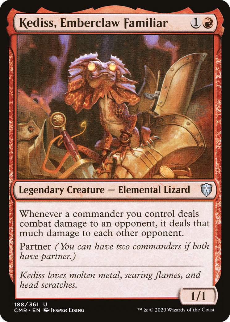 Kediss, Emberclaw Familiar (CMR-188)  Foil