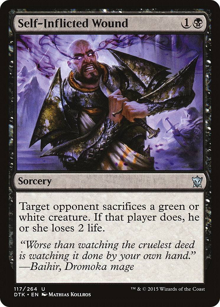 Self-Inflicted Wound (DTK-117)  Foil