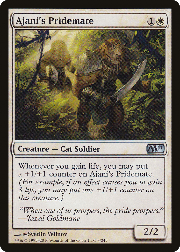 Ajani's Pridemate (M11-003)  Foil