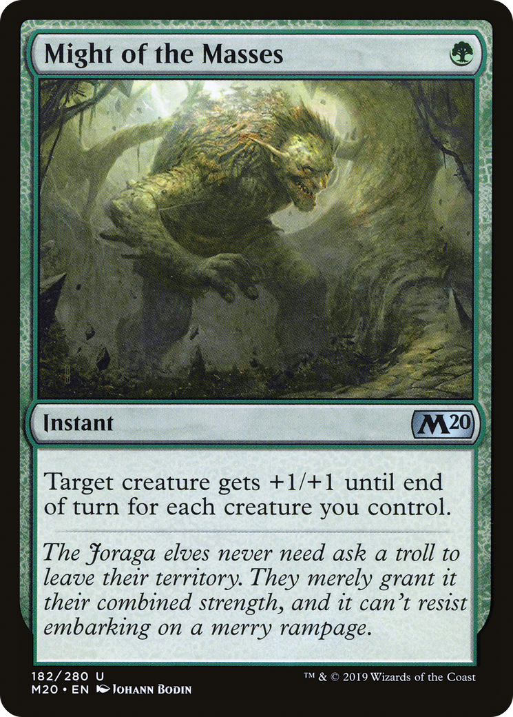 Might of the Masses (M20-182)  Foil