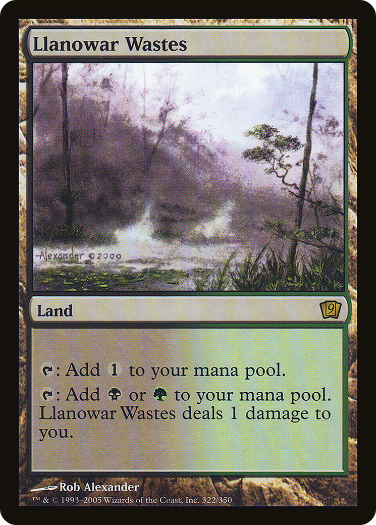Llanowar Wastes (9ED-322)