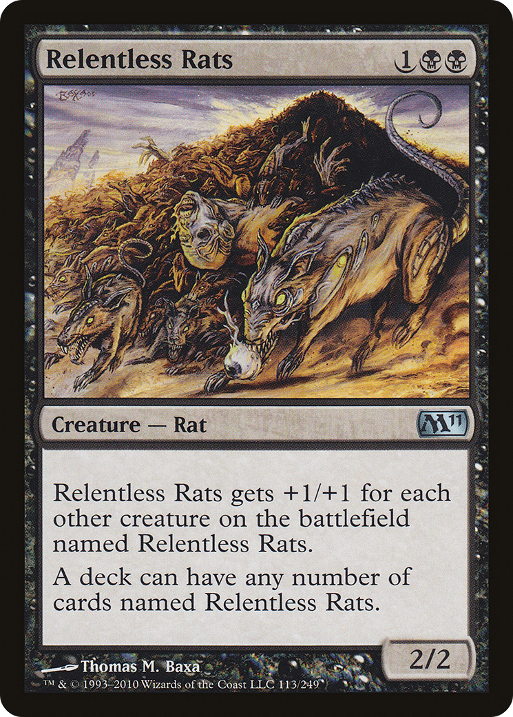 Relentless Rats (M11-113)  Foil