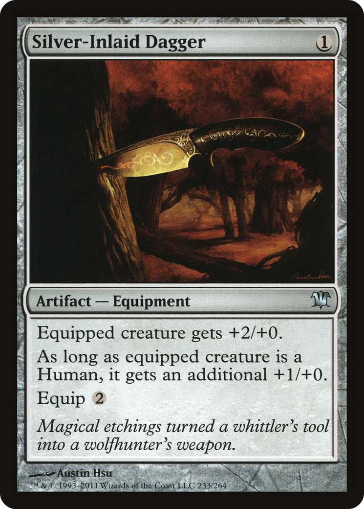 Silver-Inlaid Dagger (ISD-233)  Foil