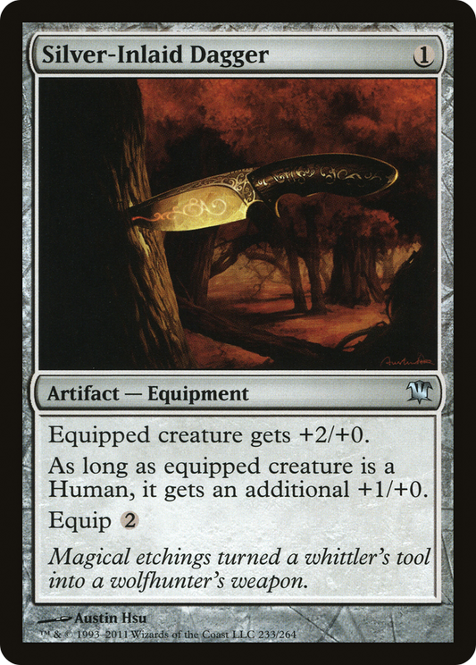 Silver-Inlaid Dagger (ISD-233)