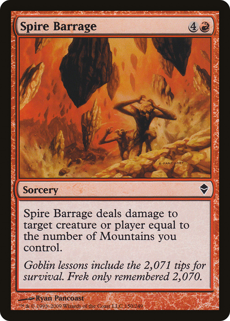 Spire Barrage (ZEN-150)  Foil