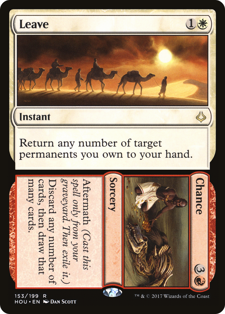 Leave // Chance (HOU-153)  Foil