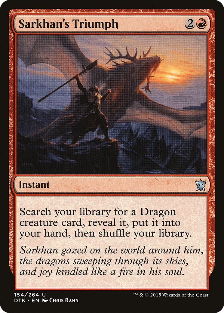 Sarkhan's Triumph (DTK-154)