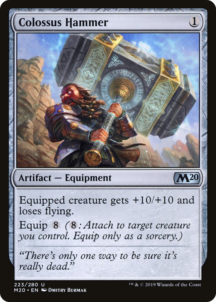 Colossus Hammer (M20-223)  Foil