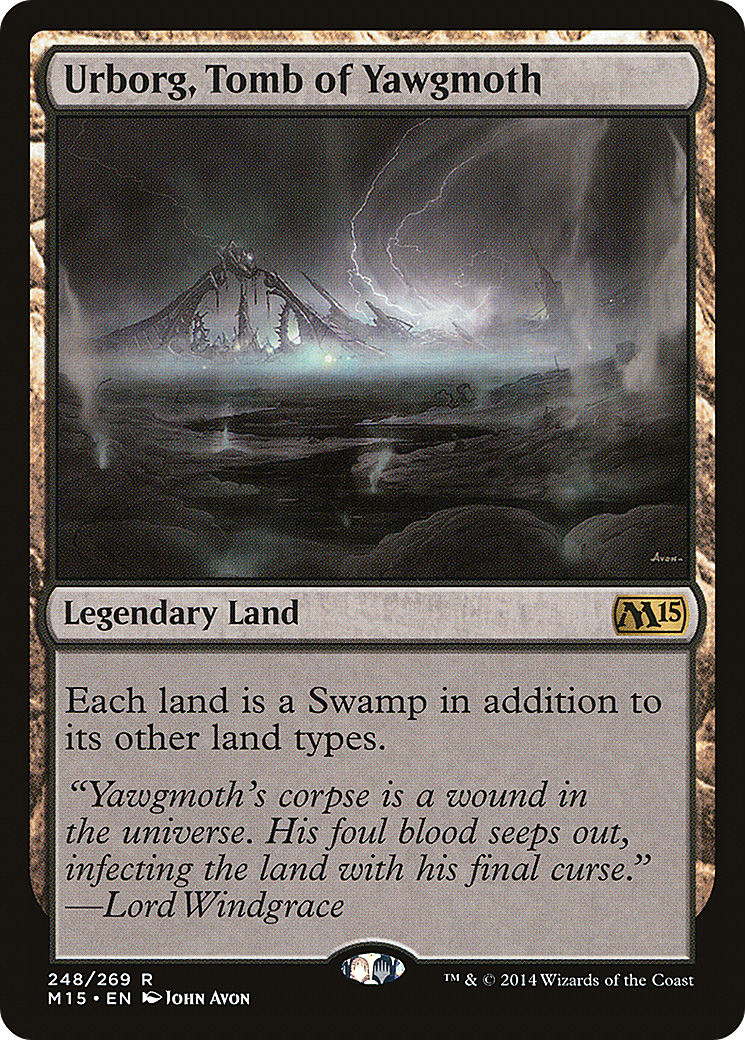 Urborg, Tomb of Yawgmoth (M15-248)  Foil