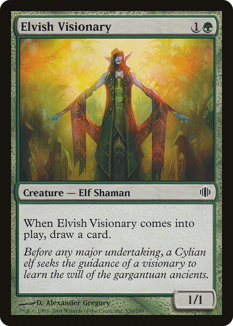 Elvish Visionary (ALA-130)  Foil