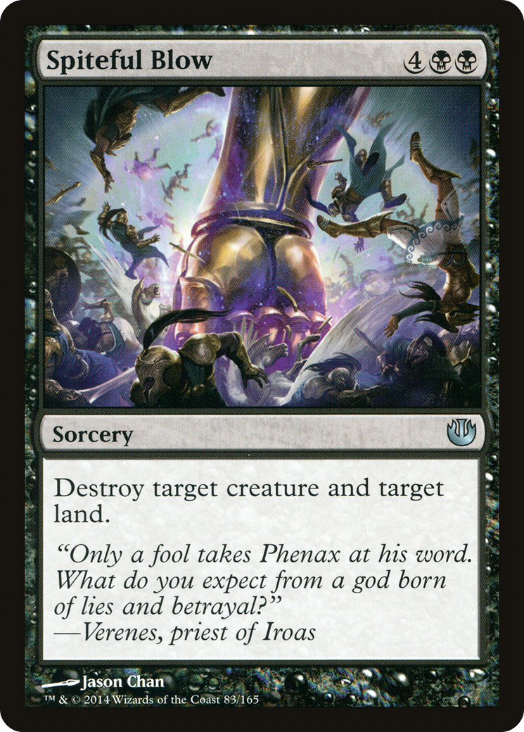 Spiteful Blow (JOU-083)  Foil