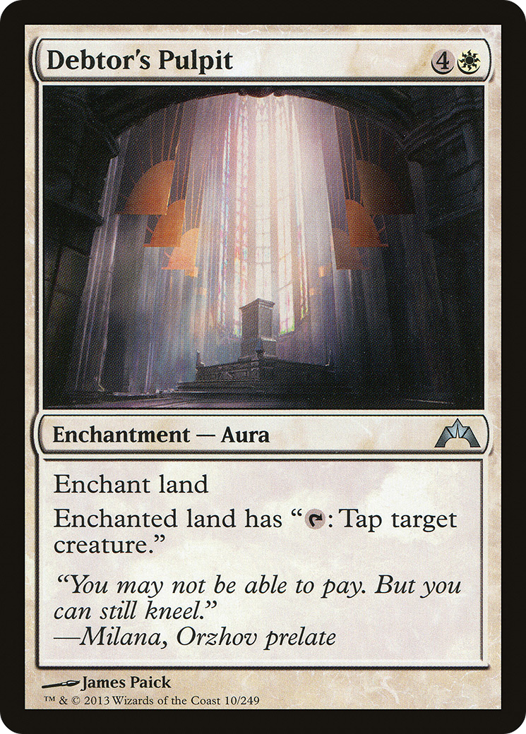 Debtor's Pulpit (GTC-010)  Foil
