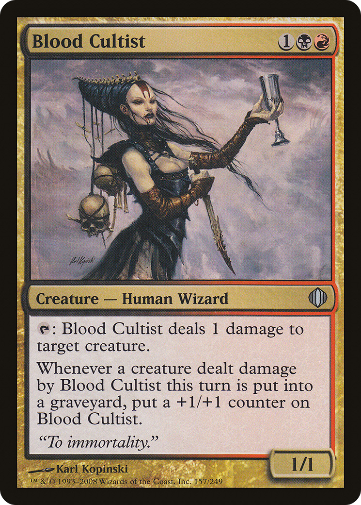 Blood Cultist (ALA-157)  Foil