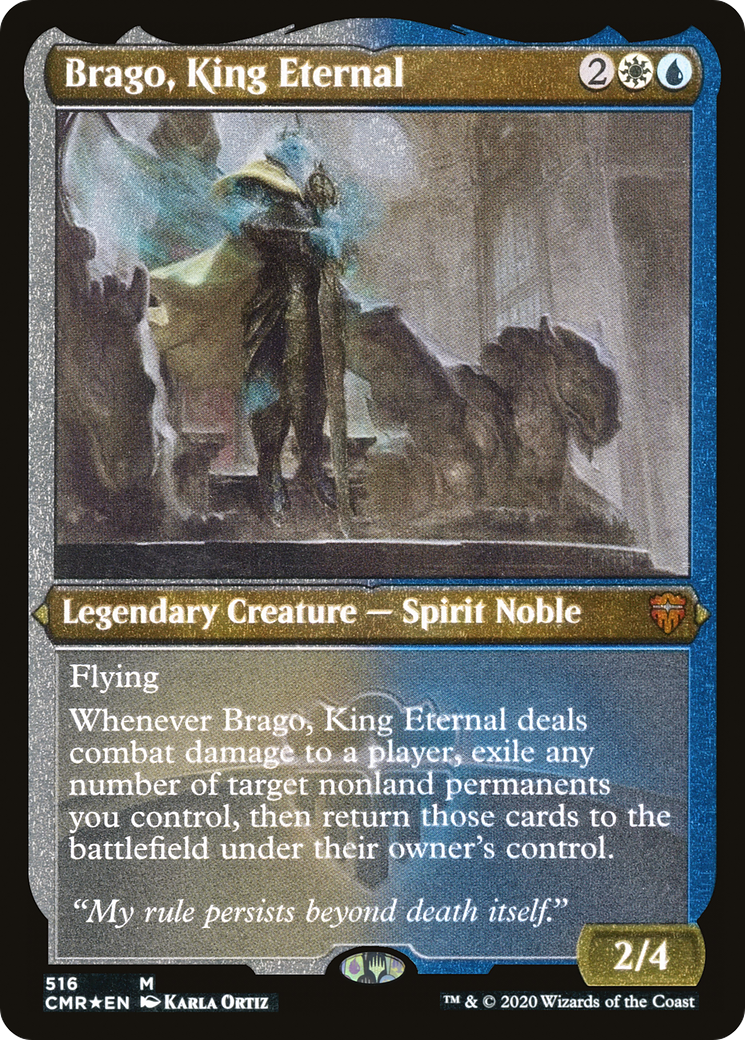Brago, King Eternal (Foil Etched) (CMR-516)  Foil