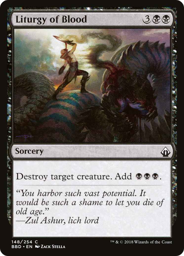 Liturgy of Blood (BBD-148)  Foil