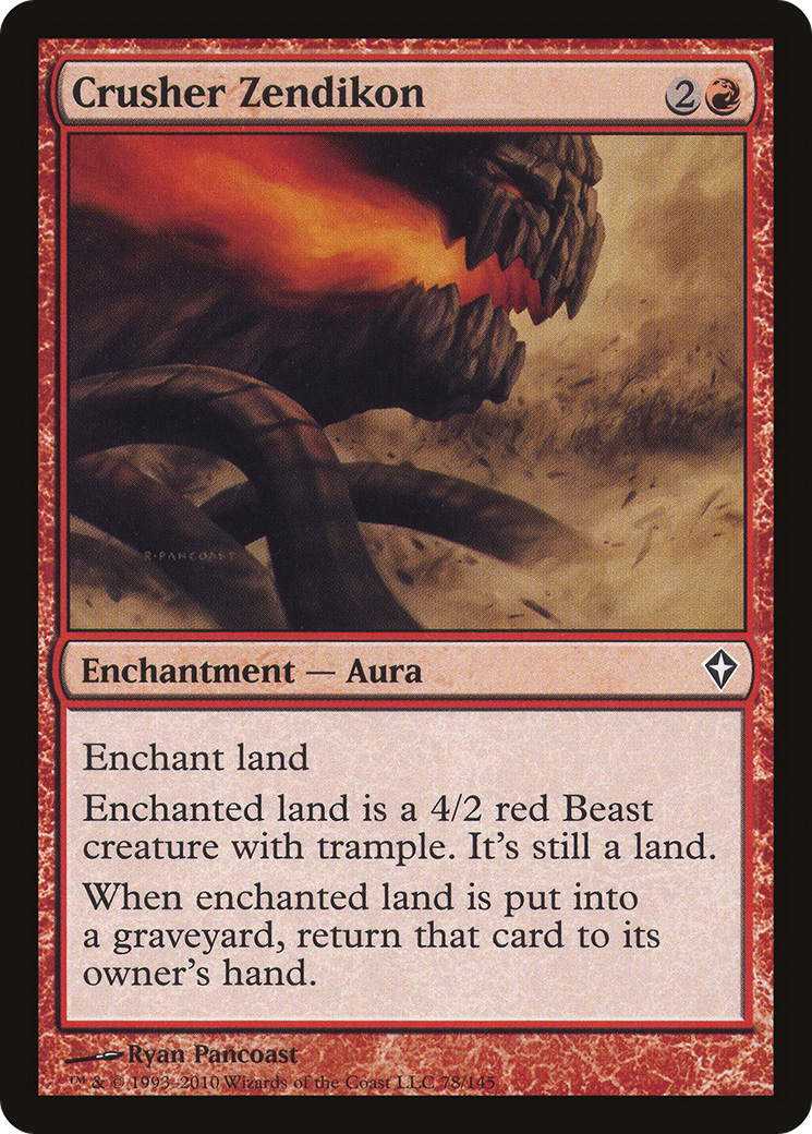 Crusher Zendikon (WWK-078)  Foil