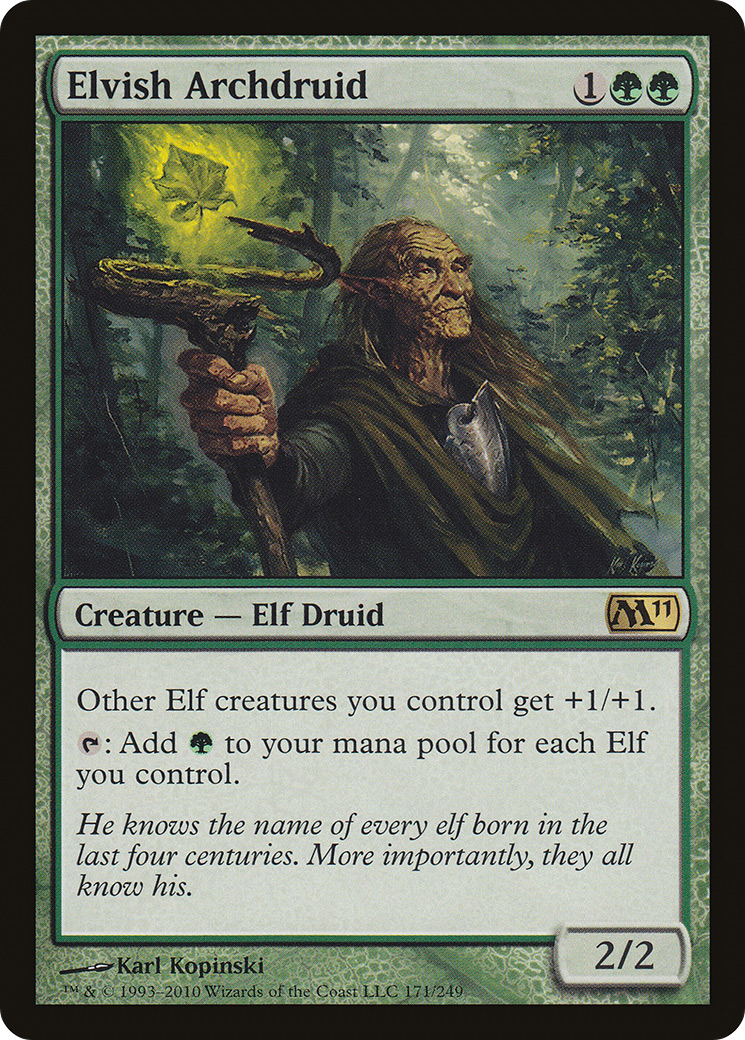 Elvish Archdruid (M11-171)  Foil