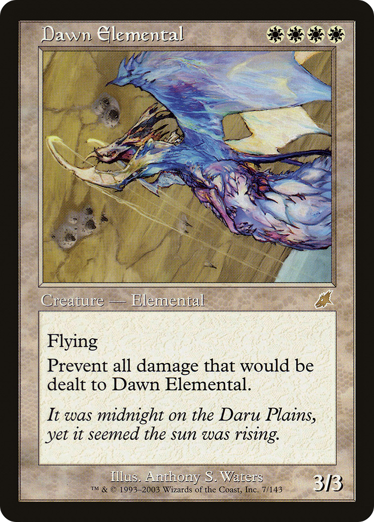 Dawn Elemental (SCG-007)  Foil