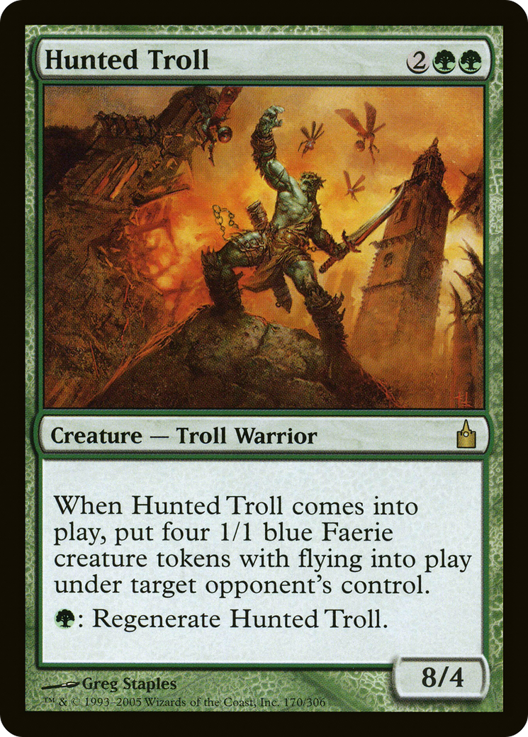 Hunted Troll (RAV-170)  Foil