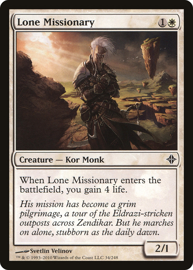 Lone Missionary (ROE-034)  Foil