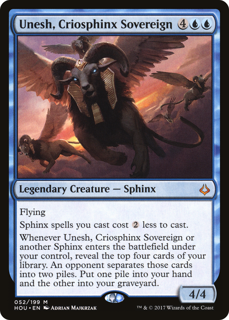 Unesh, Criosphinx Sovereign (HOU-052)