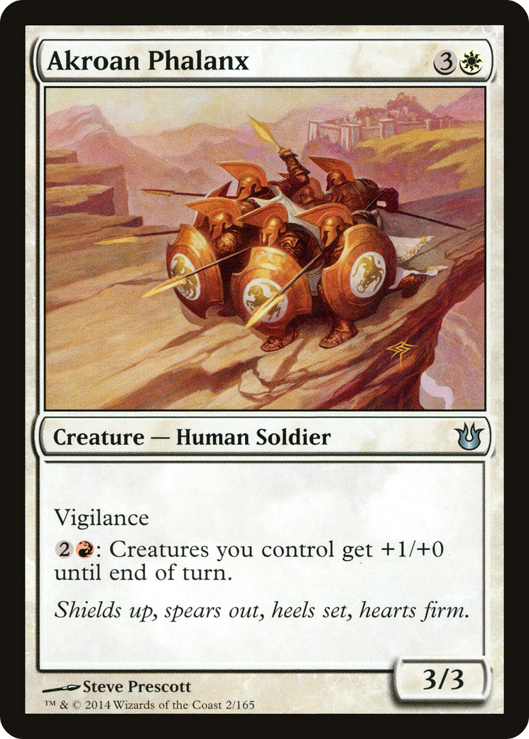 Akroan Phalanx (BNG-002)  Foil