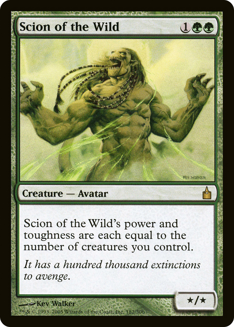 Scion of the Wild (RAV-182)  Foil