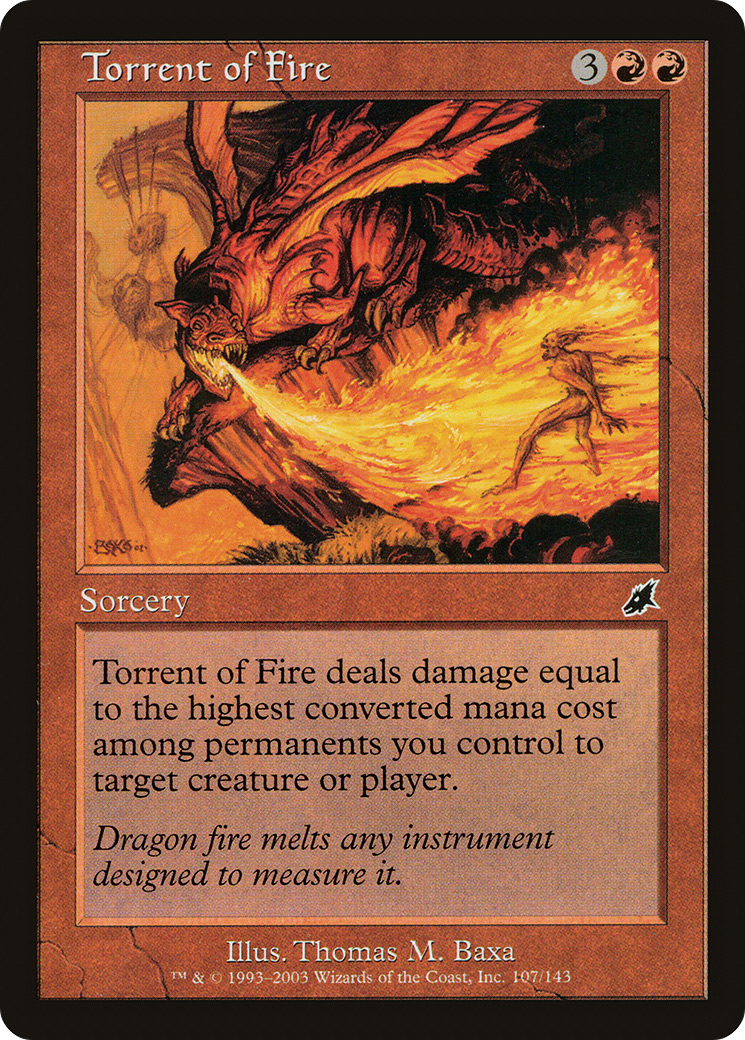 Torrent of Fire (SCG-107)  Foil