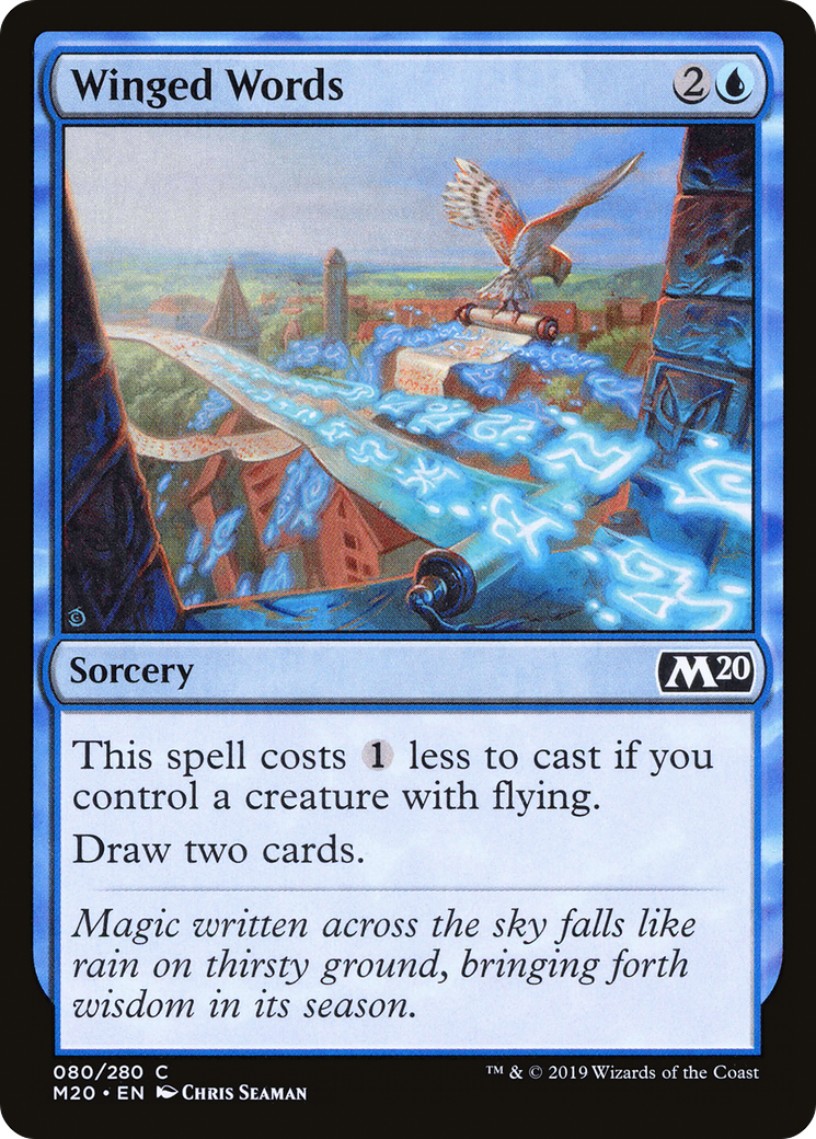 Winged Words (M20-080)  Foil