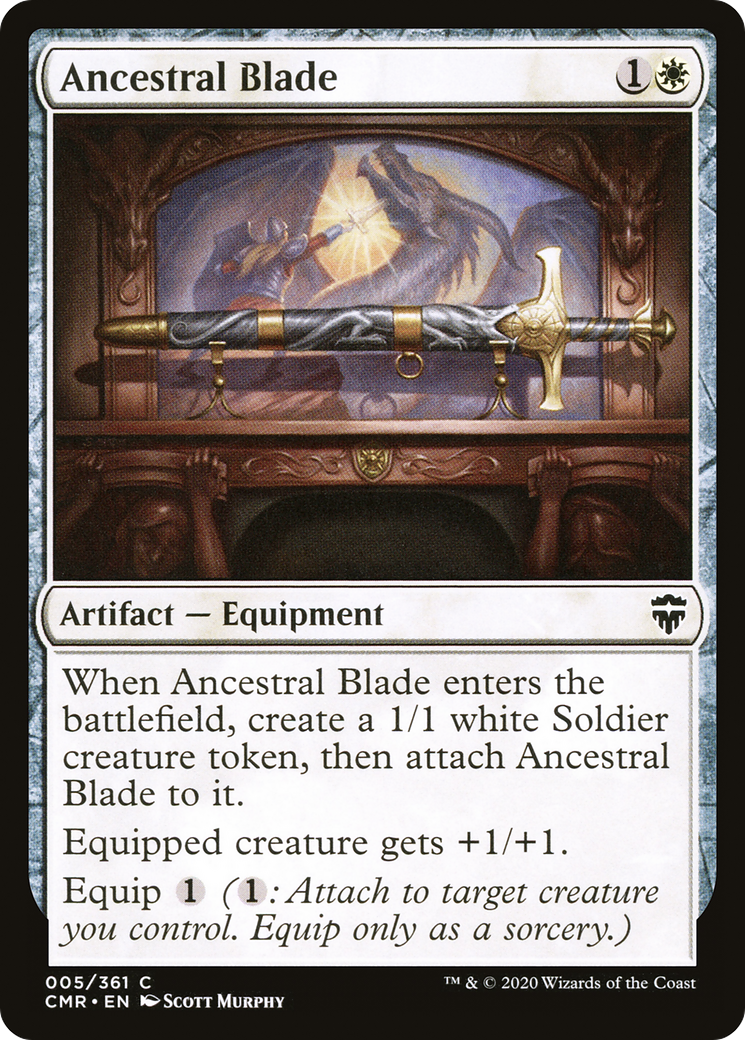 Ancestral Blade (CMR-005)  Foil