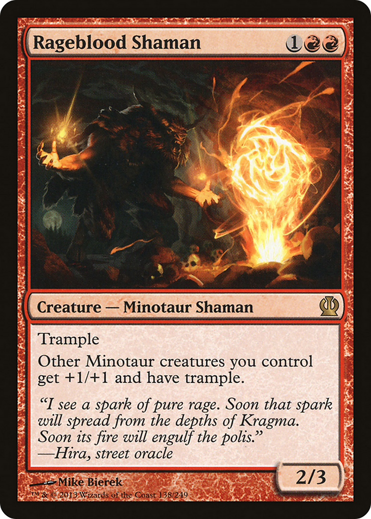 Rageblood Shaman (THS-138)  Foil