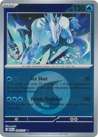 Glastrier (Energy Symbol Pattern) - 054/217 - Uncommon - Reverse Holo