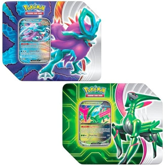 Pokémon Paradox Clash Tin (Iron Leaves or Walking Wake)