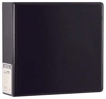 Ultra Pro - Binder - 3" Plain Black