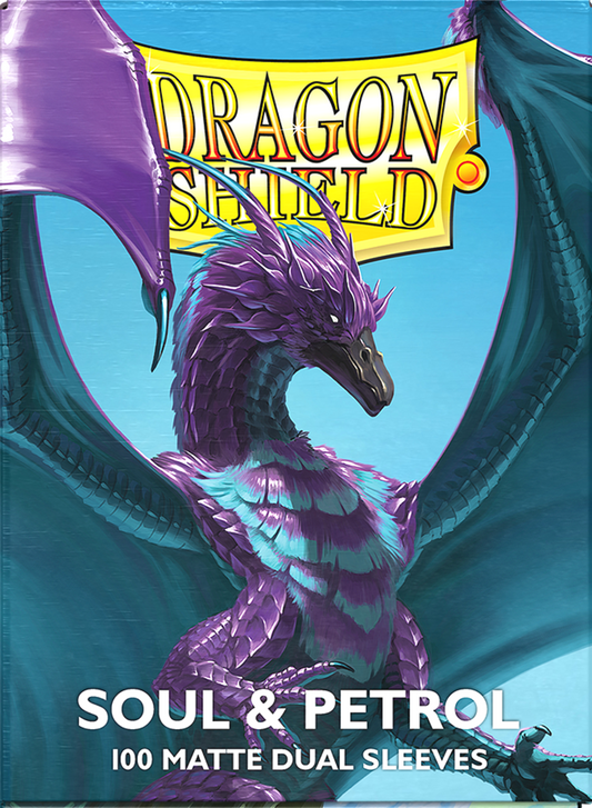 Dragon Shield - 100ct Standard Size - Dual Matte - Soul & Petrol