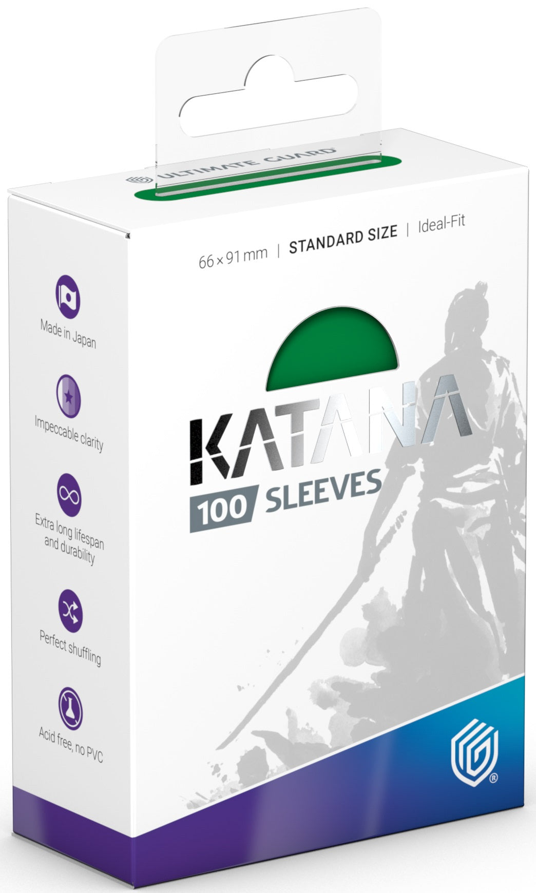 Ultimate Guard - Katana Sleeves - Standard Size - 100CT - Various Colors
