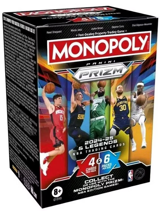 2024/25 Panini Prizm Monopoly Basketball 6-Pack Blaster Box
