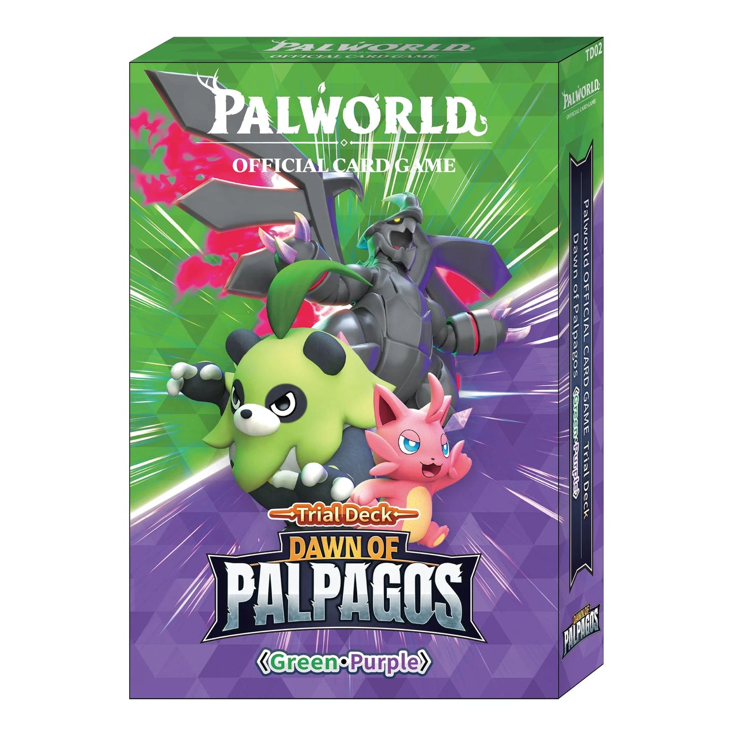 Palworld TCG: Dawn of Palpagos Green and Purple Trial Deck ETD02 Card Game