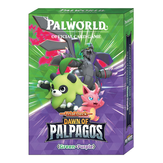 Palworld TCG: Dawn of Palpagos Green and Purple Trial Deck ETD02 Card Game