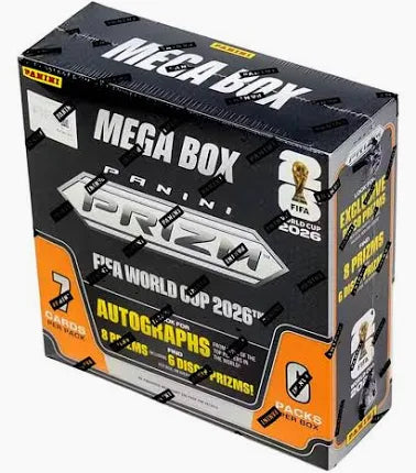 2026 Panini Prizm World Cup Soccer Mega Box
